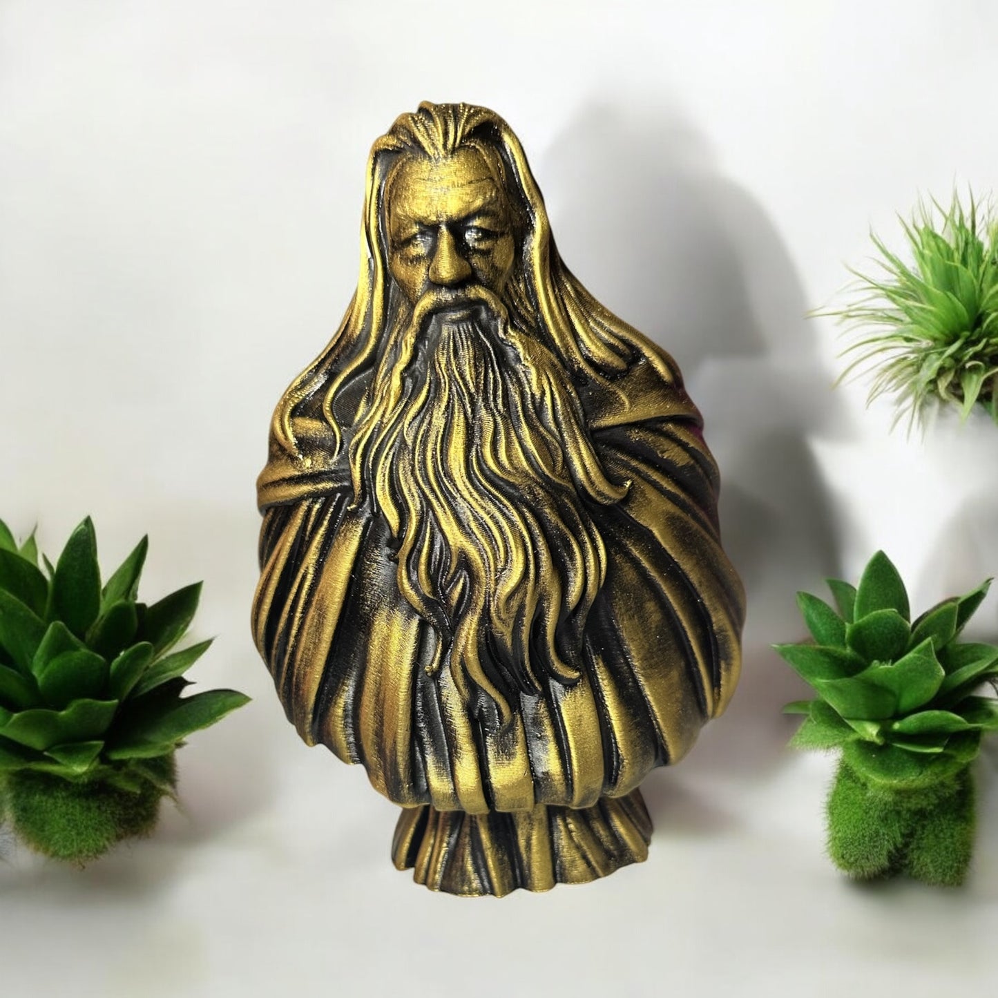 Super Hero Busts 3D Printed Bronze Decor