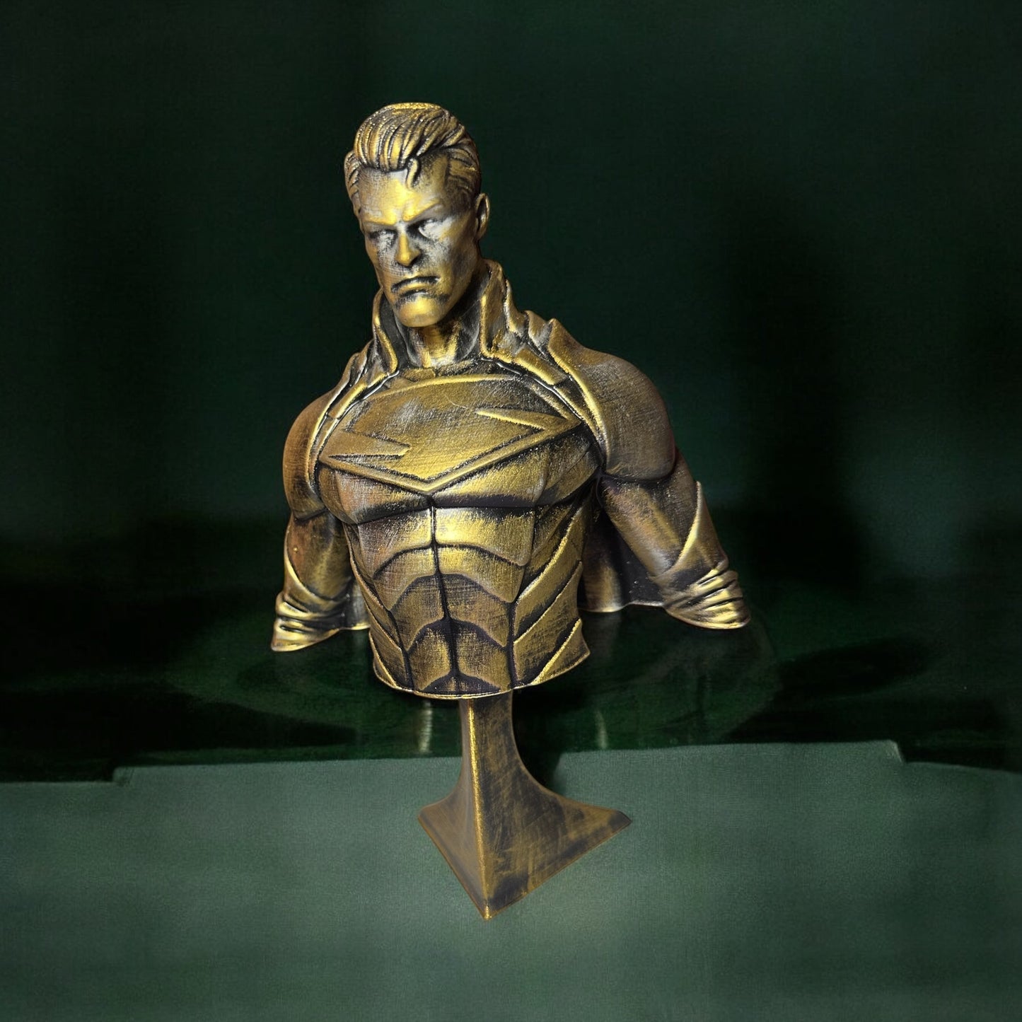 Super Hero Busts 3D Printed Bronze Decor