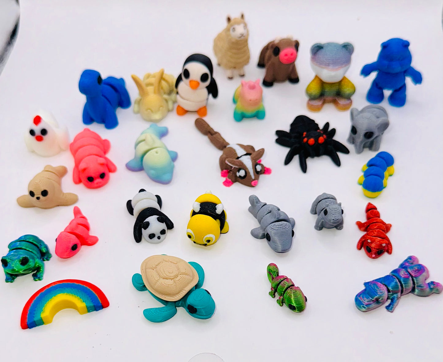 Little Critters Miniature Figurines 3D Printed Decor