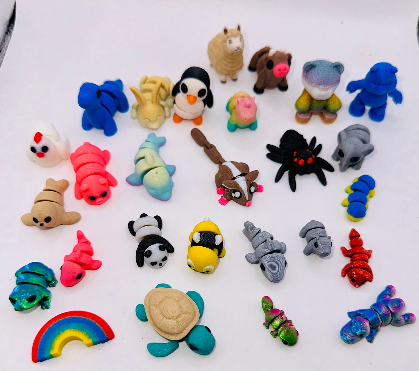 Little Critters Miniature Figurines 3D Printed Decor