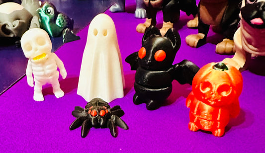 Halloween Pals Mini 3D Printed Figurines