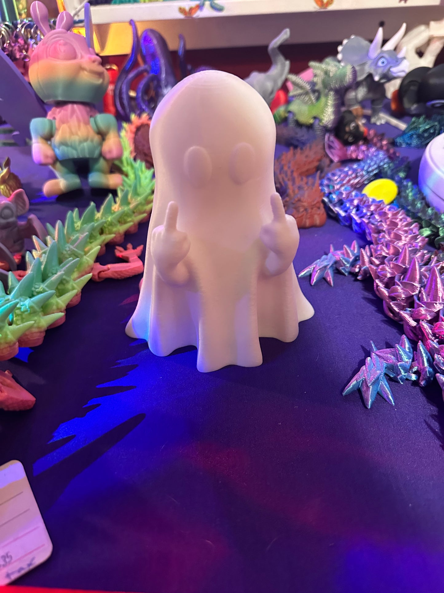 Ghost With an Attitude 3D Printed Figurine