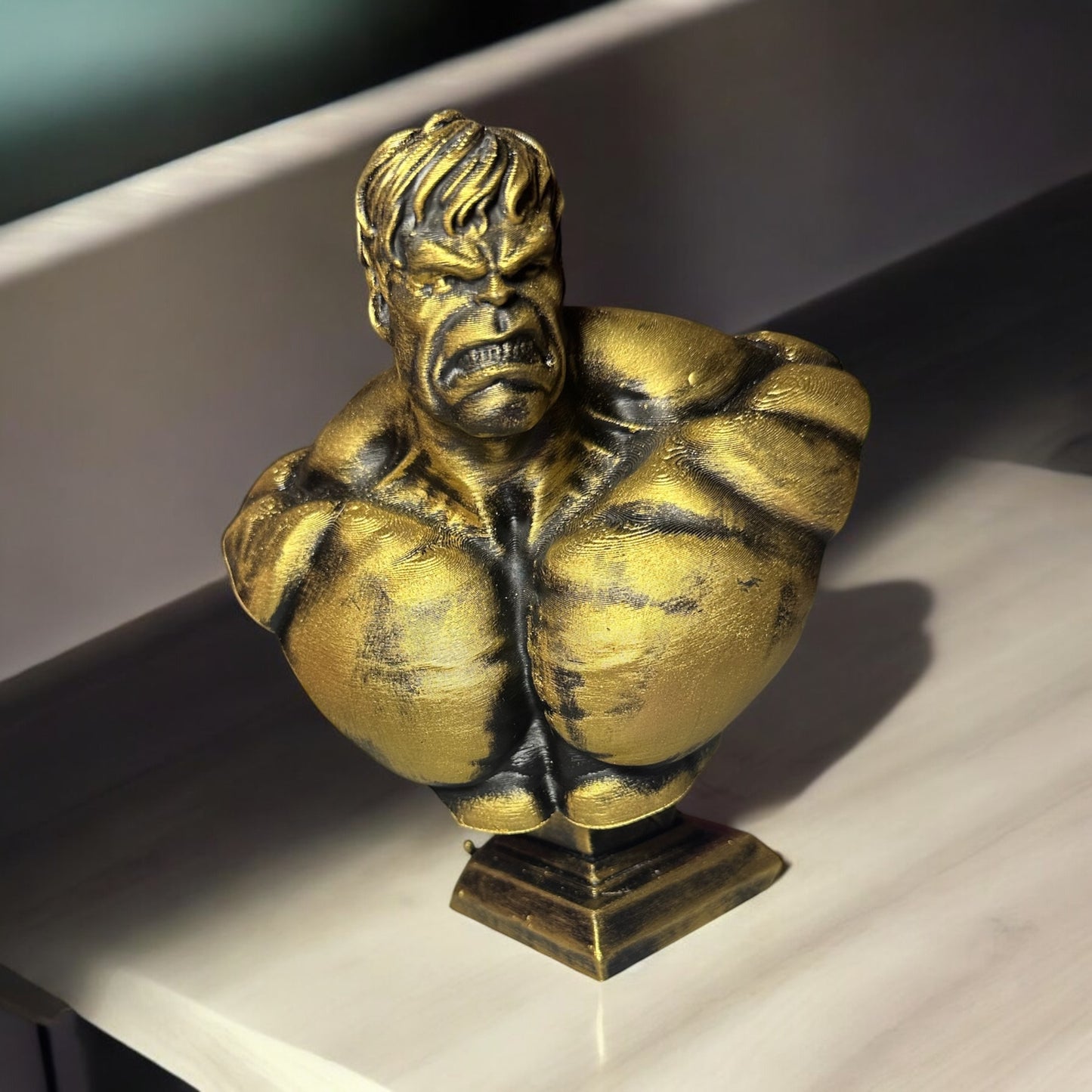 Super Hero Busts 3D Printed Bronze Decor