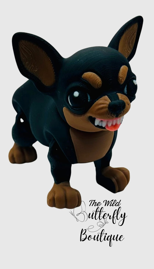 Angry Chihuahua 3D Printed Figurine