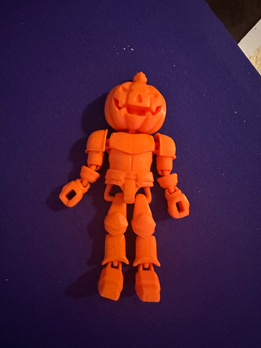 Pumpkin Man 3D Printed Figurine