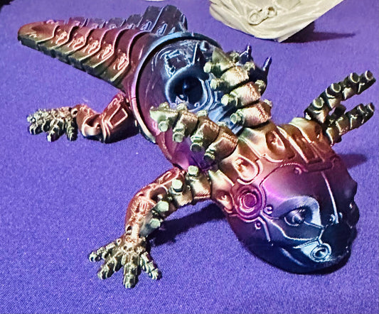 Robot Axolotl 3D Printed Figurine