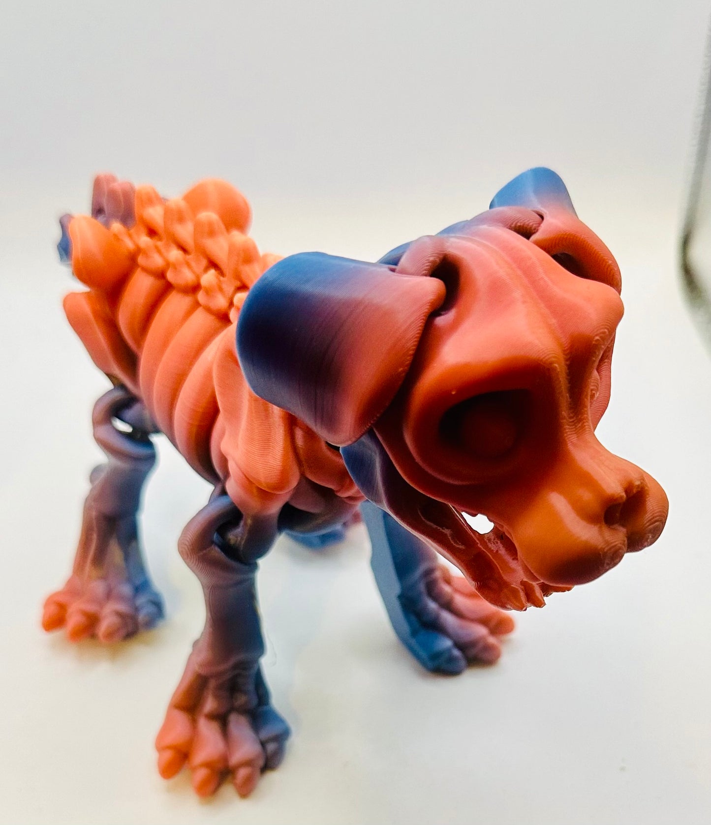 Skeleton Dachshund 3D Printed Figurine