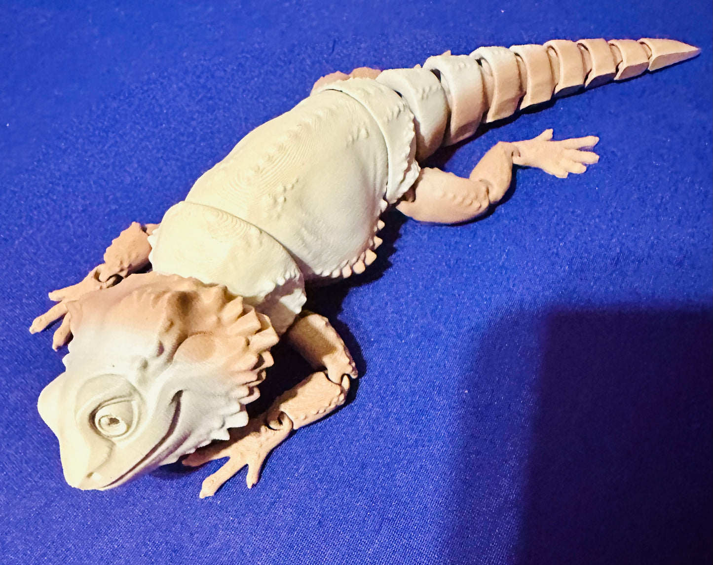 Bearded Dragon - Tan - 3D Printed Figurine