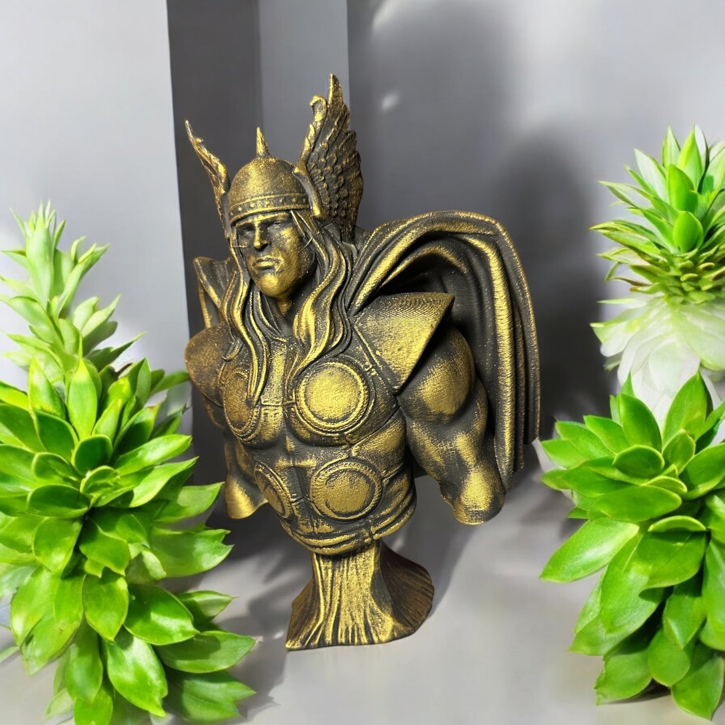 Super Hero Busts 3D Printed Bronze Decor