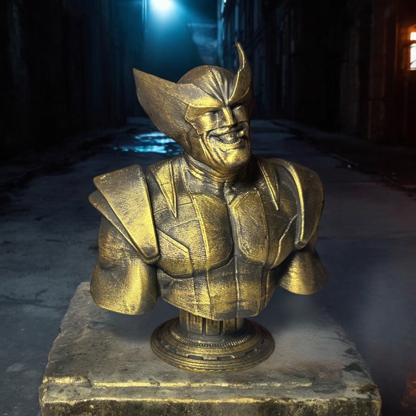 Super Hero Busts 3D Printed Bronze Decor