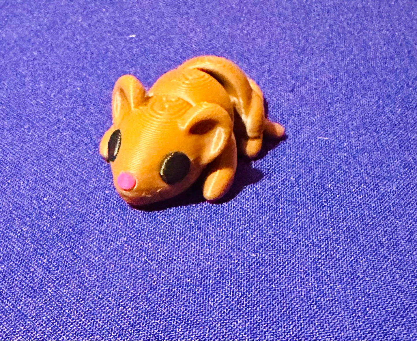 Mini Cheese Container with 2 Mice 3D Printed Figurine