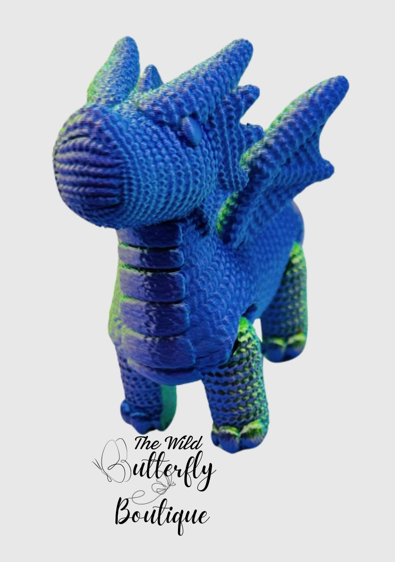 Crochet Dragon Figurine