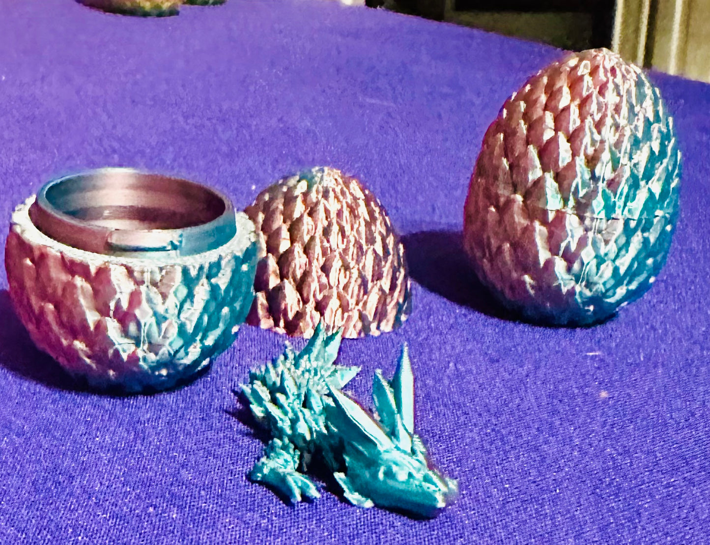 Dragon Egg 3D Printed Figurines