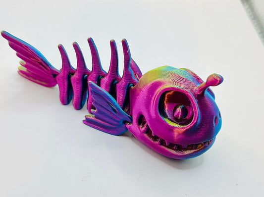 Bone Fish 3D Printed Figurine