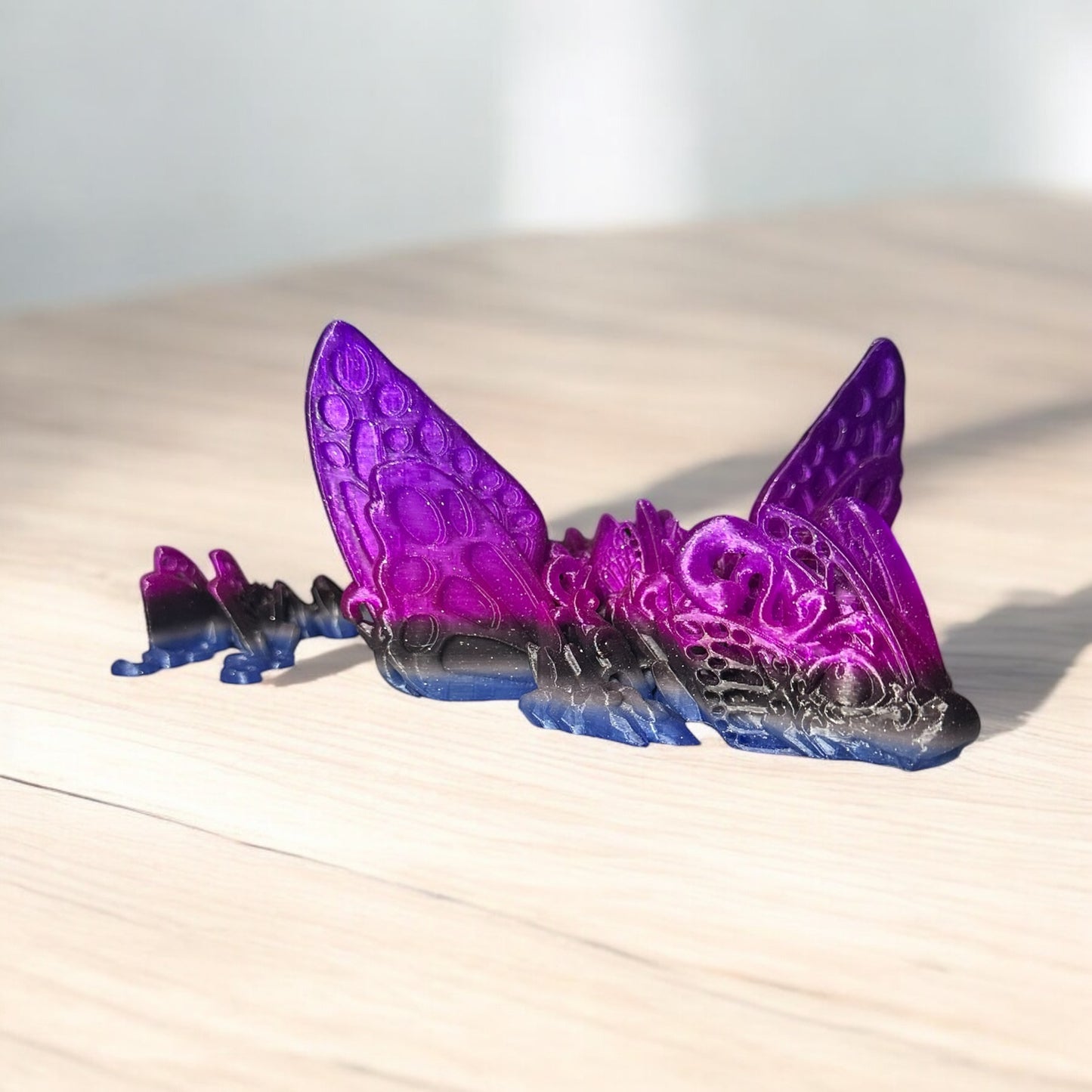 Baby Butterfly Dragon Galaxy Gradient 3D Printed Decor